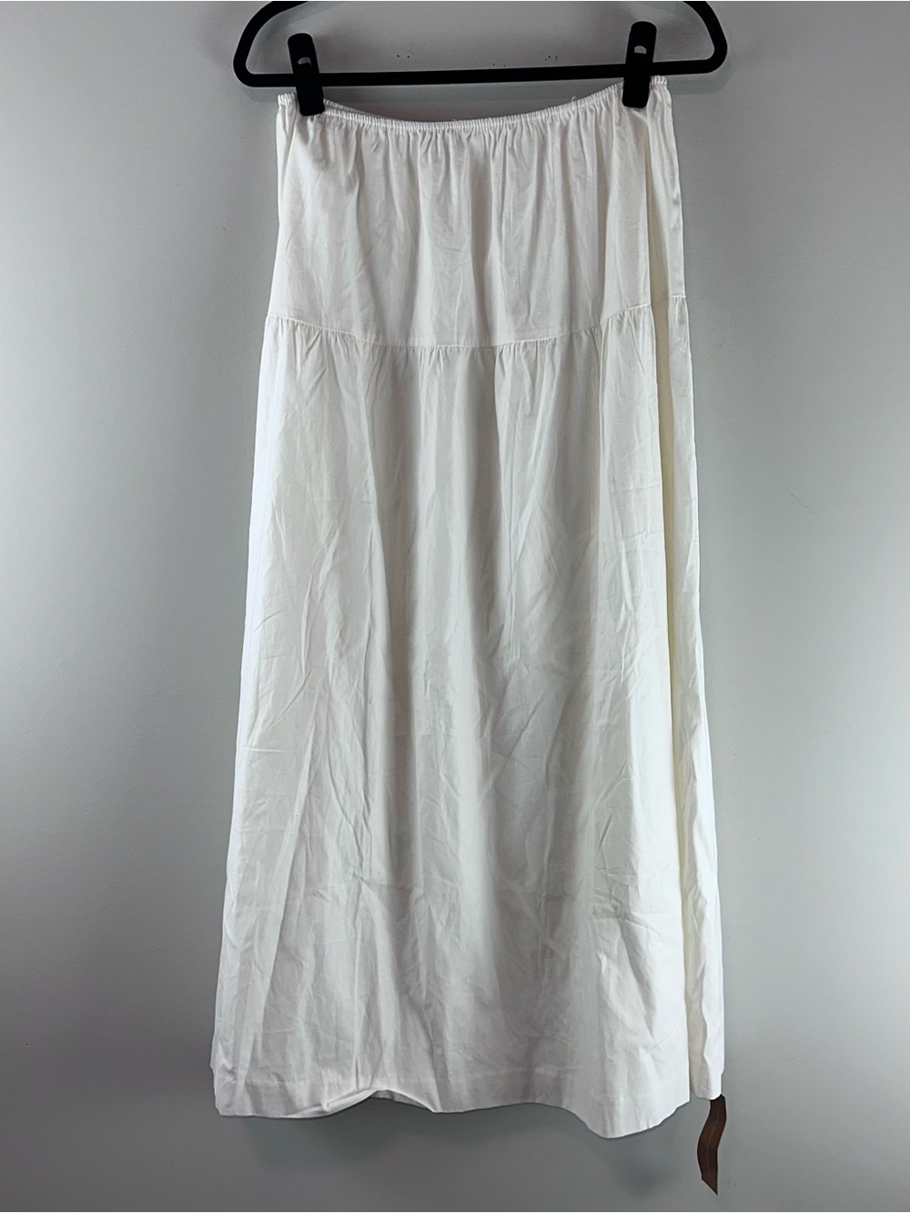 Reformation Dianna Maxi Skirt White Drop Waist Maxi Skirt Women Size L
